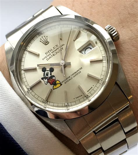 rolex stahl mit mickey mouse zifferblatt|Rolex Rolex Datejust 1601 Mickey Mouse – Juwelier Lun.